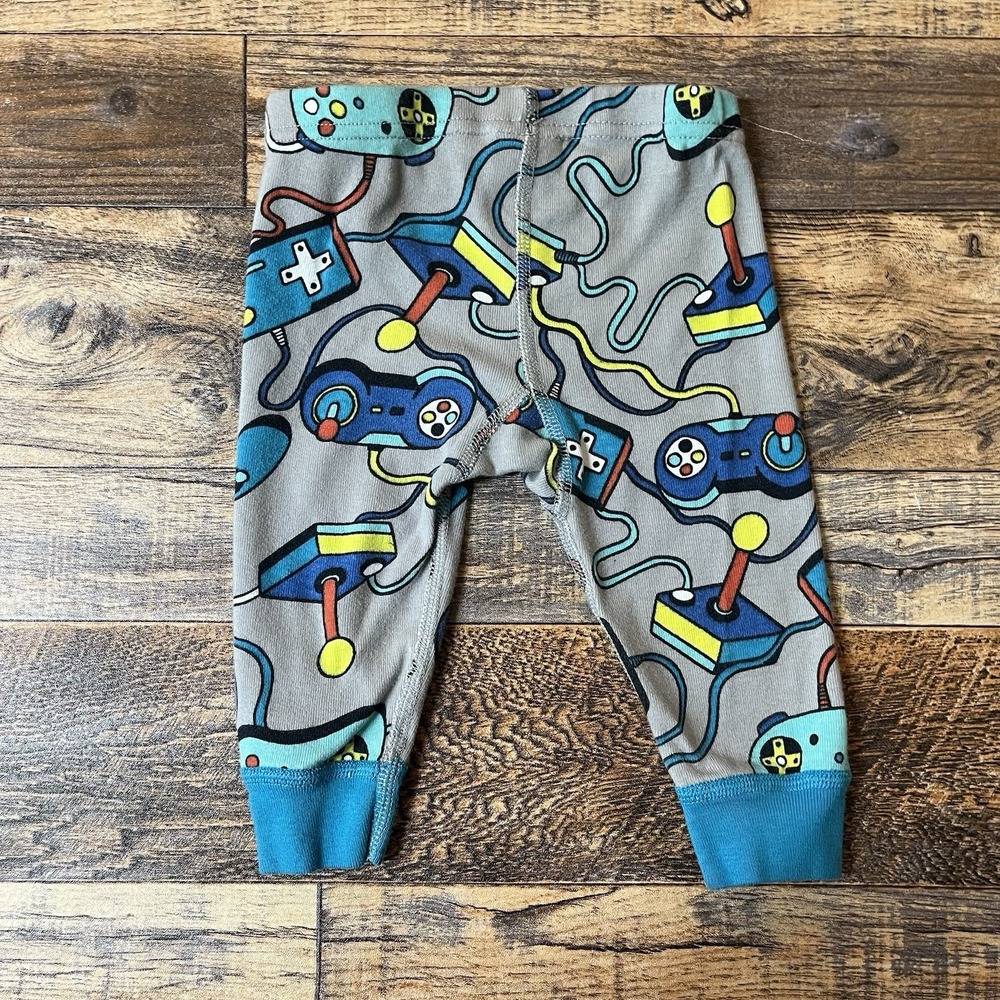 Hanna Andersson Organic Cotton Pajamas Unisex Baby 6-12m Gamer Controllers - Picture 8 of 8